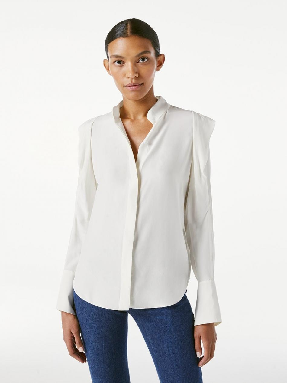 Theory Womens Off Shoulder Button Top 
